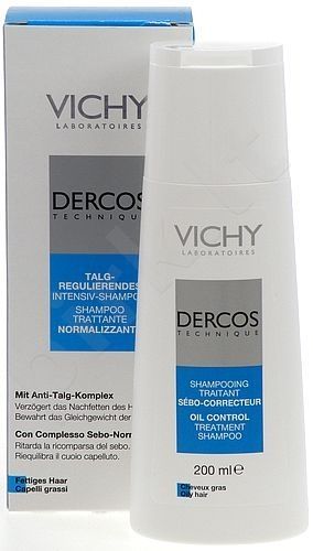 Vichy Dercos Technique, Oil Control, šampūnas moterims, 200ml