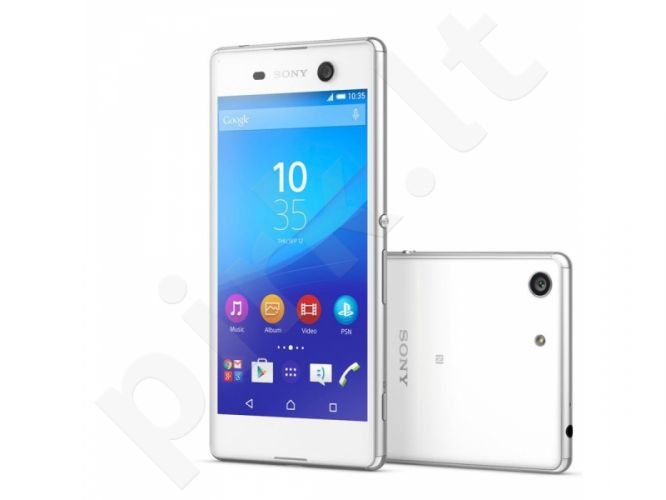 Telefonas Sony Xperia M5 SS E5603 4G baltas