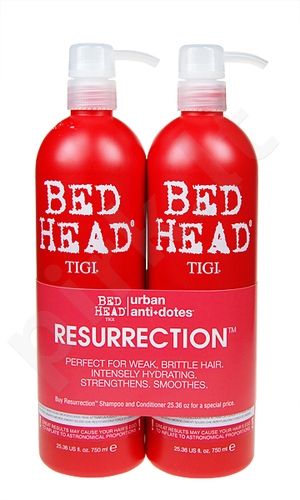 Tigi Bed Head Resurrection, rinkinys šampūnas moterims, (750ml Bed Head Resurrection šampūnas + 750ml Bed Head Resurrection kondicionierius)