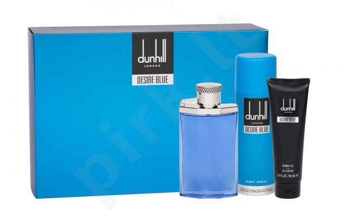 Dunhill Blue, Desire, rinkinys tualetinis vanduo vyrams, (EDT 100 ml + dušo želė 90 ml + dezodorantas 195 ml)