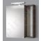 Pakabinama vonios spintelė su veidrodinėmis durimis, apšvietimu ir rozete Riva SV 60-11 dark