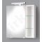 Pakabinama vonios spintelė su veidrodinėmis durimis, apšvietimu ir rozete Riva SV 60-4