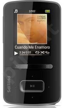MP3 ausinukas su FM imtuvu  PHILIPS SA3VBE04K