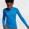 Marškinėliai termoaktyvūs Nike Pro Warm LS Mock GFX Junior 856134-435
