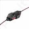 A4Tech Bloody headset G501, with microphone /Music 2.0 mode/Surround 7.1 mode (Black red)