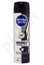 Nivea Men Invisible For Black & White, 48H, antiperspirantas vyrams, 150ml