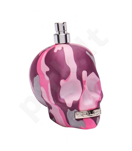 Police To Be Camouflage, Pink, kvapusis vanduo moterims, 125ml