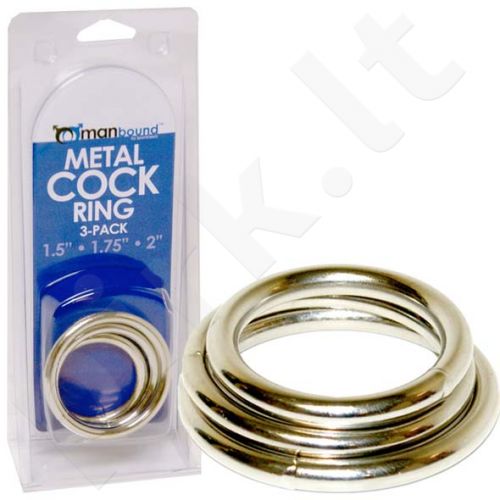 Metal Cock Ring 3-pack