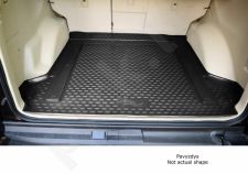 Guminis bagažinės kilimėlis FIAT 500x 2014-> black /N13011