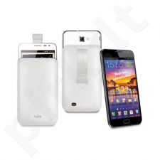 Dėklas Puro Slim Essential Samsung N7000 Galaxy Note Baltos odos