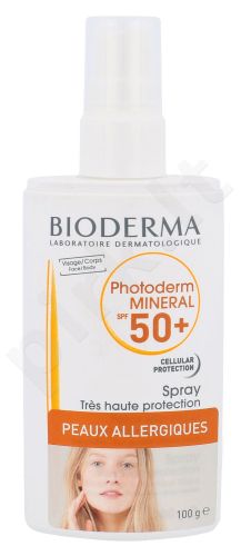 BIODERMA Photoderm, Mineral Spray SPF50+, Sun kūno losjonas moterims, 100g