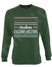 Kalėdinis džemperis su Jūsų pasirinktu vardu (be kapišono)