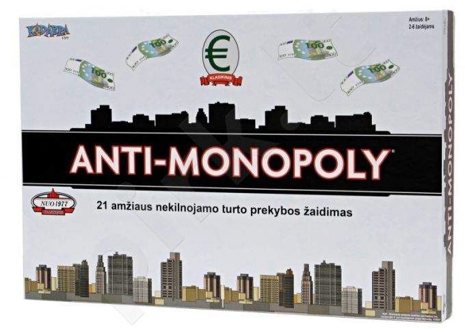Stalo žaidimas „Anti-Monopoly“