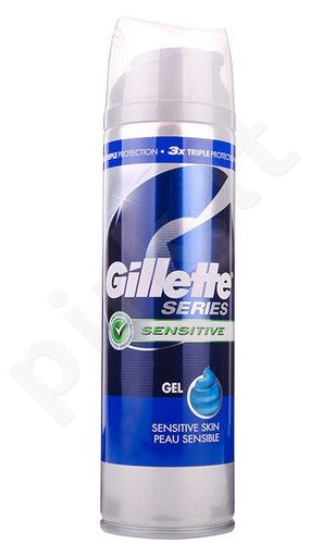 Gillette Series, Sensitive, skutimosi želė vyrams, 200ml
