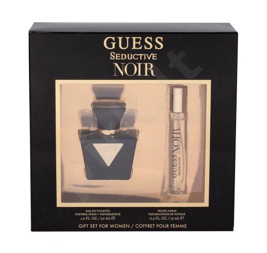 GUESS Noir, Seductive, rinkinys tualetinis vanduo moterims, (EDT 30 ml + EDT 15 ml)