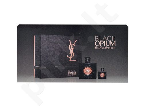 Yves Saint Laurent Black Opium, rinkinys kvapusis vanduo moterims, (EDP 50ml + 7,5ml EDP)