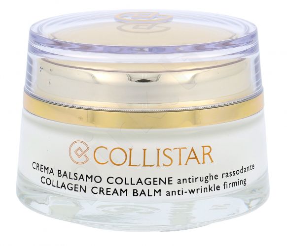 Collistar Pure Actives, Collagen Cream Balm, dieninis kremas moterims, 50ml