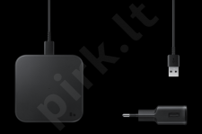 P1300TBE Samsung Wireless charger pad (w TA) Black (Black)