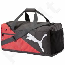 Krepšys Puma Fundamentals Sports Bag M 07339504 juoda-raudona