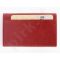 KRENIG Classic 12035 raudonas odinis dėklas vizitinėms