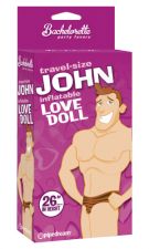 Travel size inflatable John love doll