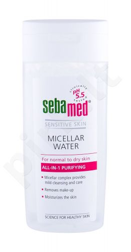 SebaMed Sensitive Skin, Micellar Water, micelinis vanduo moterims, 200ml