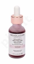 Makeup Revolution London Skincare, 30% AHA + BHA Peeling Solution, pilingas moterims, 30ml