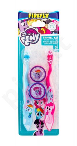 My Little Pony Toothbrush, rinkinys dantų šepetėlis vaikams, (Toothbrush 2 pcs + Case 2 pcs)
