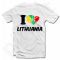 Marškinėliai "I love Lithuania"