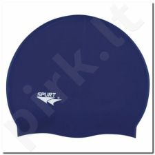 Maudymosi kepuraitė silikoninė SPURT F248 tamsiai mėlyna
