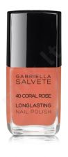 Gabriella Salvete Longlasting Enamel, nagų lakas moterims, 11ml, (40 Coral Rose)