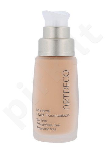 Artdeco Pure Minerals, Mineral Fluid Foundation, makiažo pagrindas moterims, 30ml, (15 Soft Caramel)