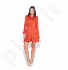 Suknelė K045 oranžinio atspalvio 