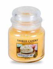 Yankee Candle Vanilla Cupcake, aromatizuota žvakė moterims ir vyrams, 411g