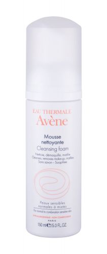 Avene Sensitive Skin, Cleansing Foam, prausimosi putos moterims, 150ml