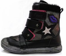 D.D. step juodi batai su pašiltinimu 25-30 d.049913bm