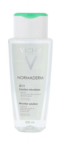 Vichy Normaderm, 3in1 Micellar Solution, micelinis vanduo moterims, 200ml