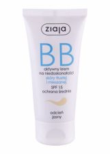Ziaja BB Cream, Oily and Mixed Skin, BB kremas moterims, 50ml, (Light)