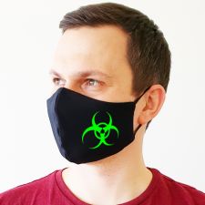 Veido kaukė "Biohazard"