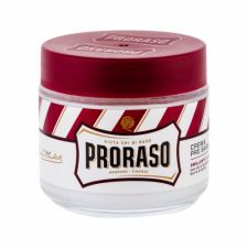 PRORASO Red, Pre-Shaving Cream, priemonė priešs skutimąsi vyrams, 100ml