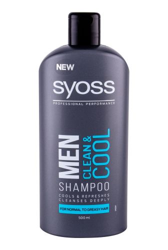 Syoss Professional Performance Men, Clean & Cool, šampūnas vyrams, 500ml
