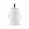 TOTI  Dual USB Car Charger  type-c cable 1m 2.1 Amp (White)