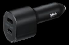 L5300XBE car charger 2 port, Type-C 45W, USB-A 15W (Black)