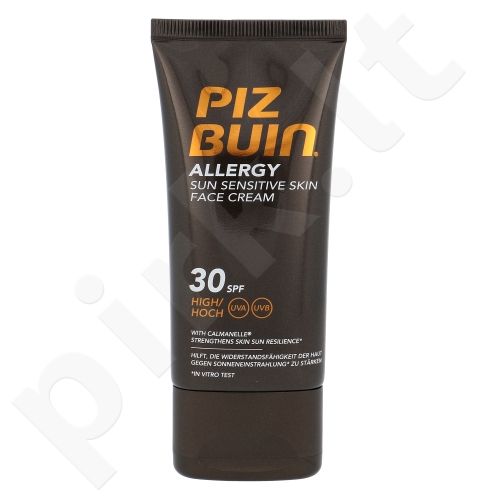 PIZ BUIN Allergy, Sun Sensitive Skin Face Cream, veido apsauga nuo saulės moterims, 50ml