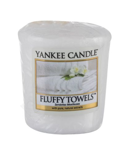 Yankee Candle Fluffy Towels, aromatizuota žvakė moterims ir vyrams, 49g