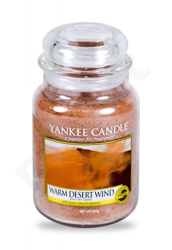 Yankee Candle Warm Desert Wind, aromatizuota žvakė moterims ir vyrams, 623g