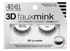 Ardell 3D Faux Mink, 858, dirbtinės blakstienos moterims, 1pc, (Black)