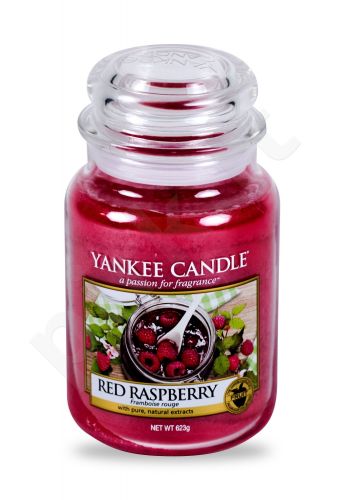 Yankee Candle Red Raspberry, aromatizuota žvakė moterims ir vyrams, 623g