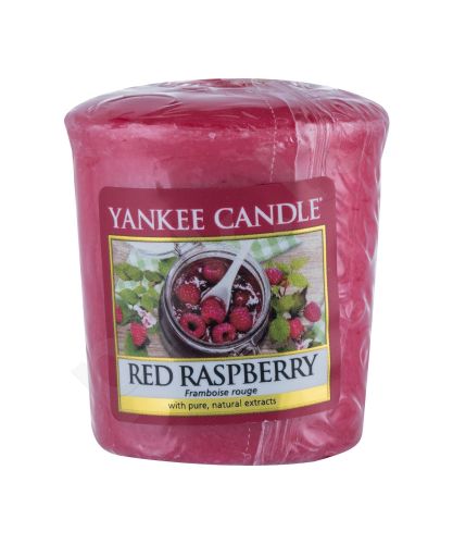 Yankee Candle Red Raspberry, aromatizuota žvakė moterims ir vyrams, 49g