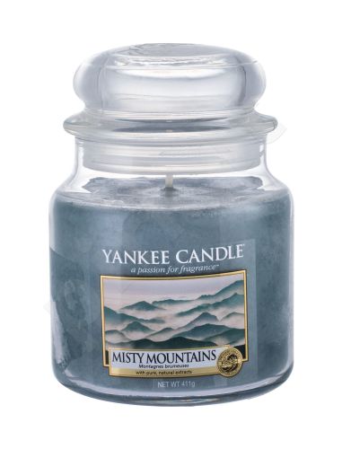 Yankee Candle Misty Mountains, aromatizuota žvakė moterims ir vyrams, 411g